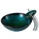 preview thumbnail 1 of 22, Kraus Glass Vessel Sink, Bathroom Faucet, Pop Up Drain, Mounting Ring