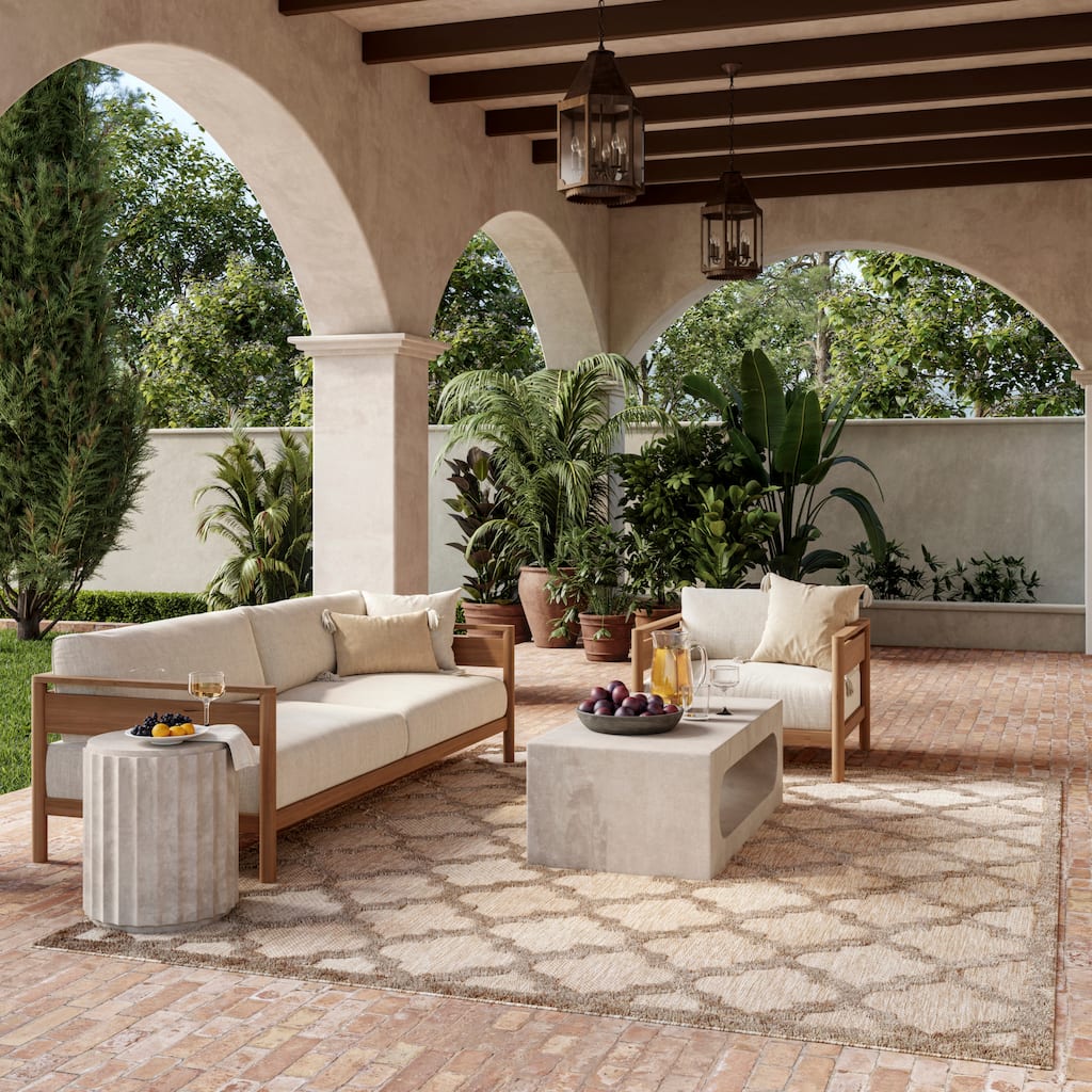 Nourison Easy Care Indoor/Outdoor Moroccan Trellis Area Rug