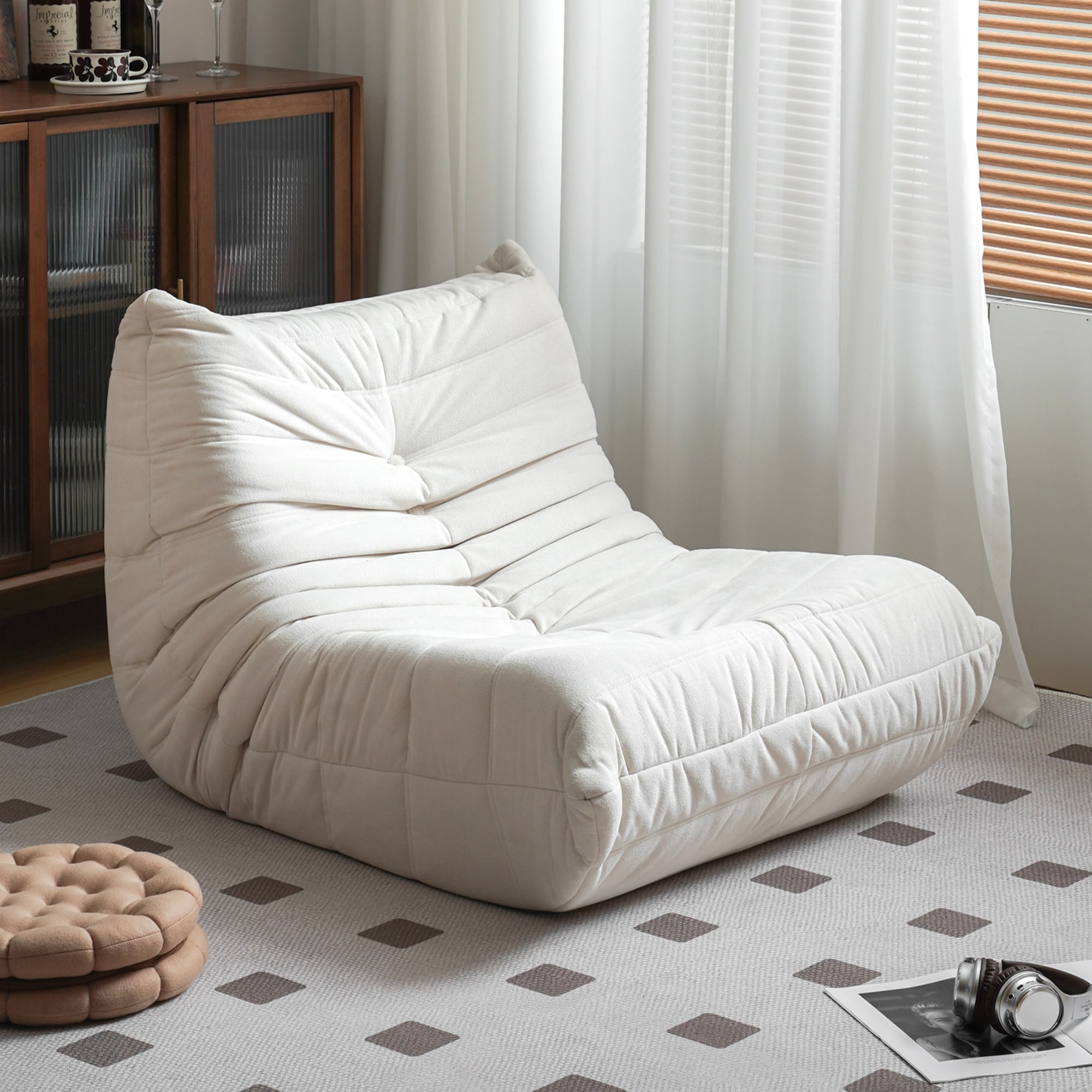 Bean Bag Chair for Adults Bean Bag Lounger Foam Chair for Home Apartment Living room or Gaming Venue Sofa in a box Bed Bath Beyond 40953020
