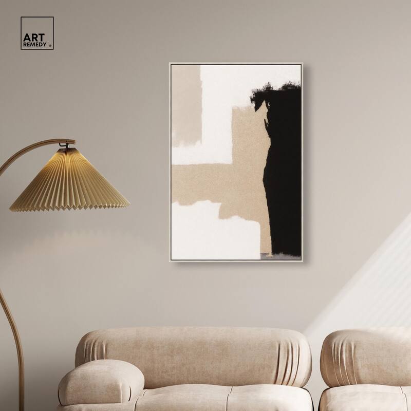 Earth and Ink III Canvas by Art Remedy