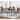 GDFStudio - Bellmont 6-Piece Farmhouse Rustic Dining Table Set with Upholstered Chairs and Bench
