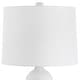 preview thumbnail 5 of 4, Uttermost Sonata Textured White Table Lamp