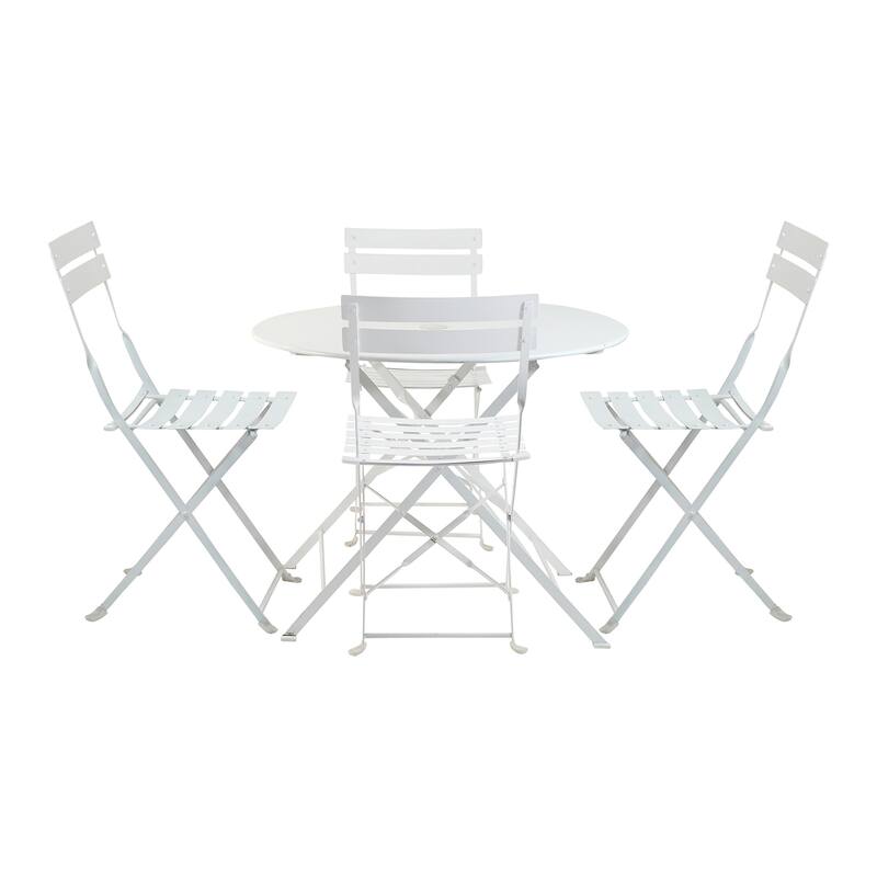 Carolina Living Bistro 36" Round Table Outdoor Set - Set of 5