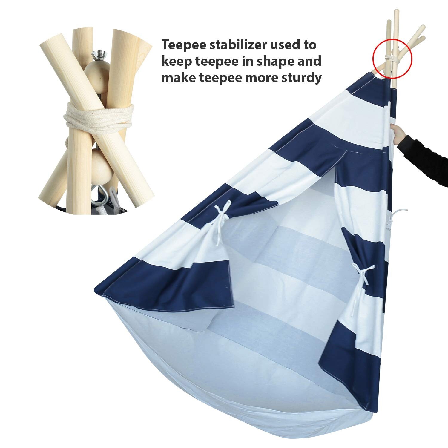 Navy teepee sales