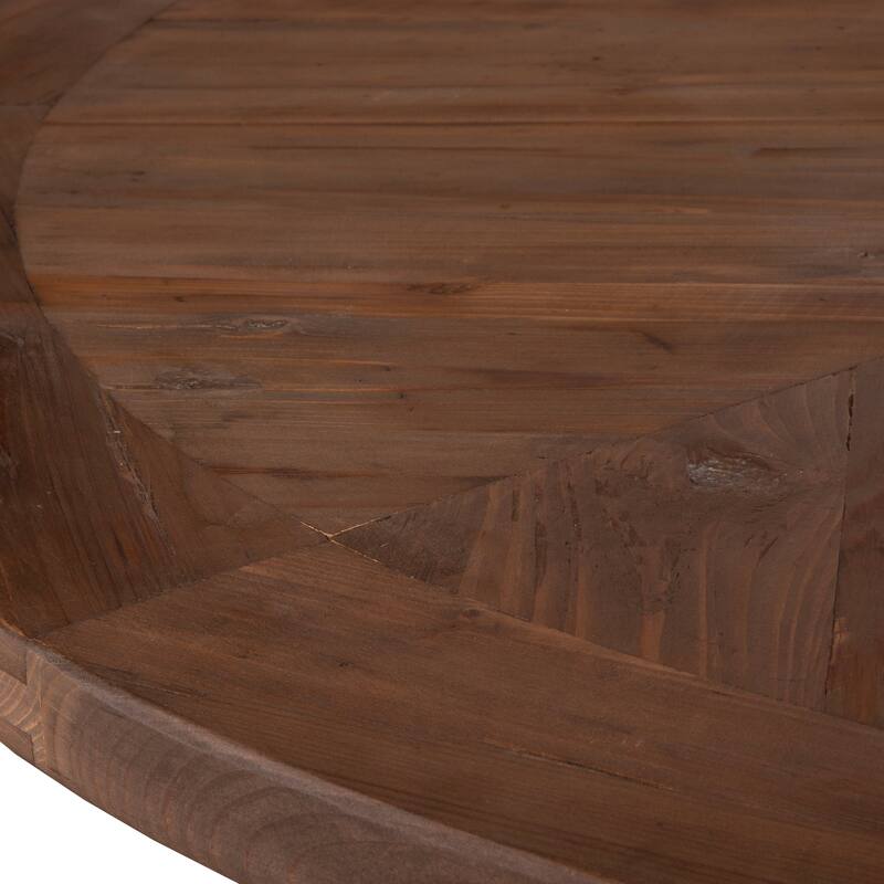 Uttermost Stratford Wood Round Dining Table - 54"W x 30"H x 54"D