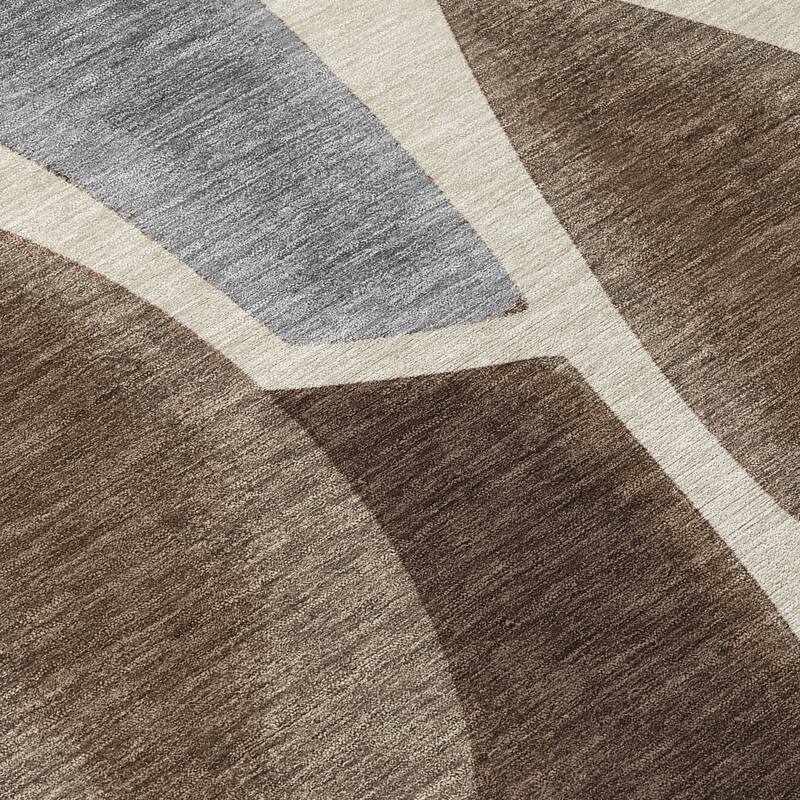 Machine Washable Indoor/ Outdoor Modern Hays Chantille Rug