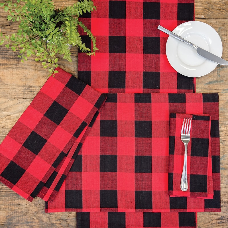 Franklin Checkered Plaid Placemat Set of 4