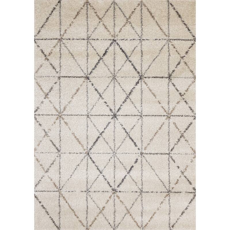 HomeRoots Tribal Modern Rectangle Area Rug