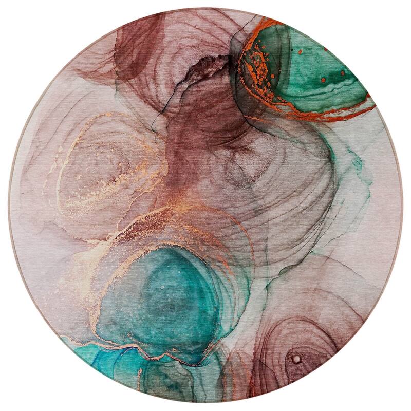 Gane Unique Abstract Weather Resistant Versatile Elegance Outdoor Rug