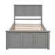 preview thumbnail 12 of 14, Twin Platform Kids Bed with Trundle, Sturdy Wood Frame, Space-Saving Design, Espresso