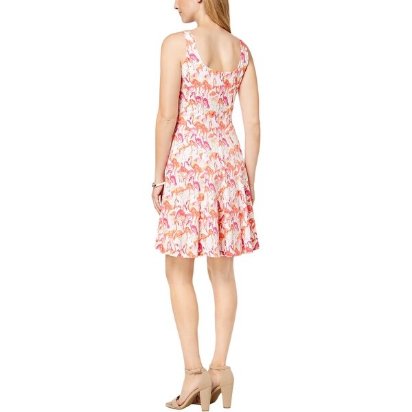 Pink flamingo sundress clearance