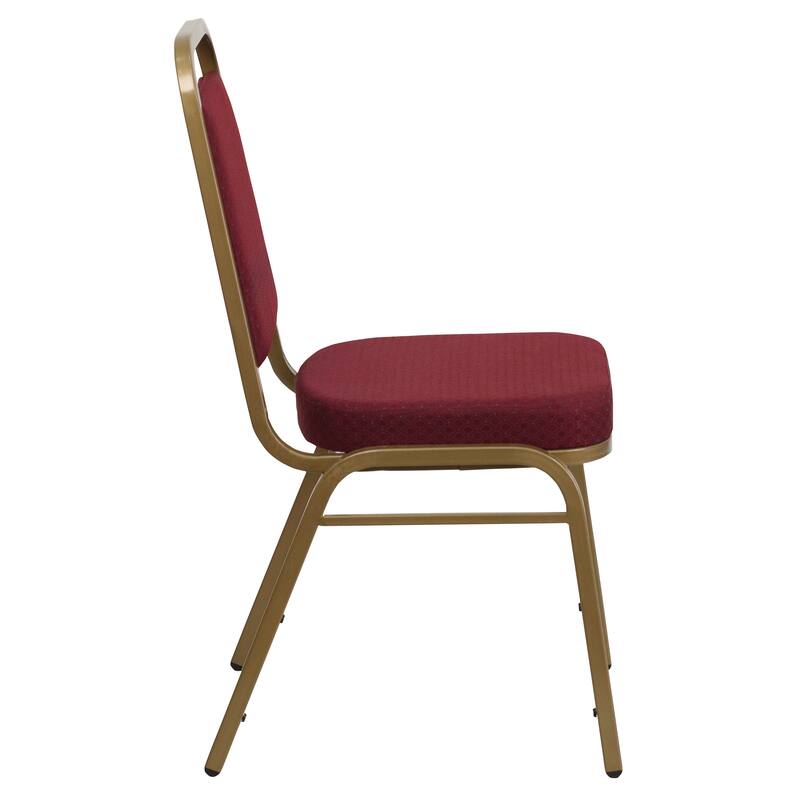 4 Pack Trapezoidal Back Stacking Banquet Chair - 20.25"D x 17.5"W x 36"H