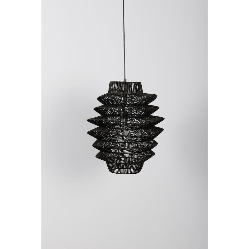 Barlow 1-Light Rattan Woven Pendant By Kosas Home