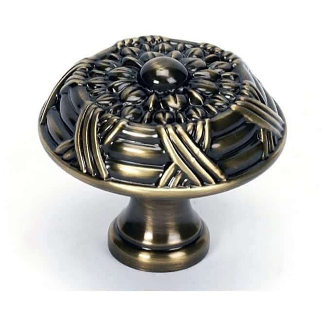 Alno Ribbon & Reed 1-1/2 Inch Mushroom Cabinet Knob