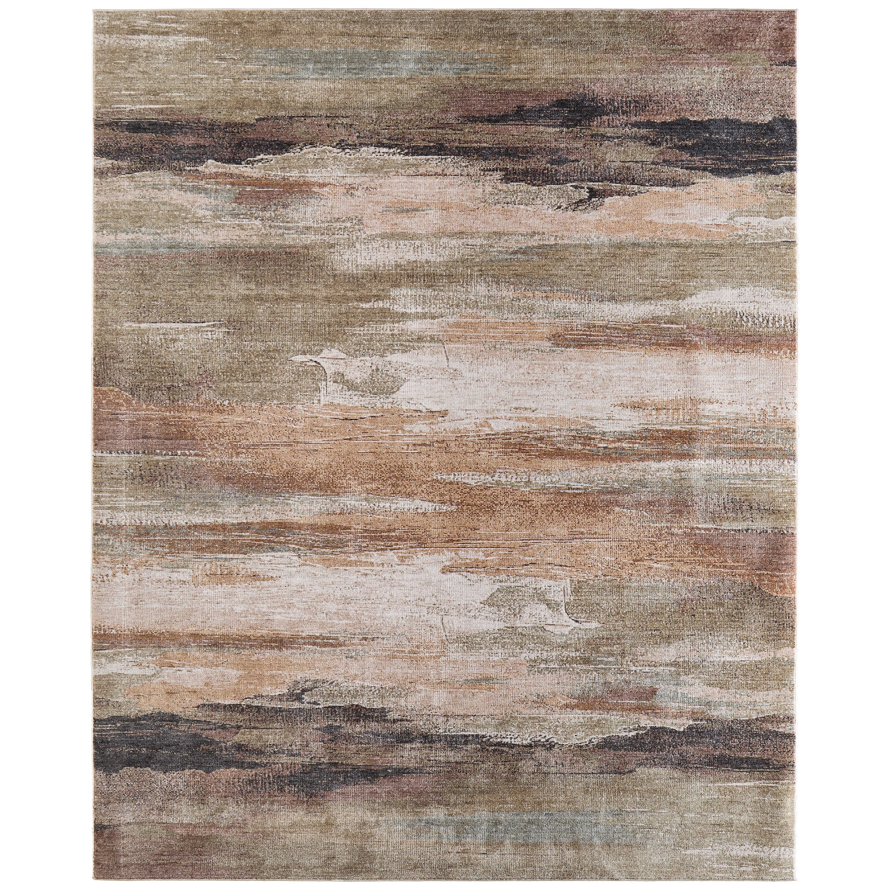 Grand Bazaar Stirling Machine Made Abstract Modern Area Rug