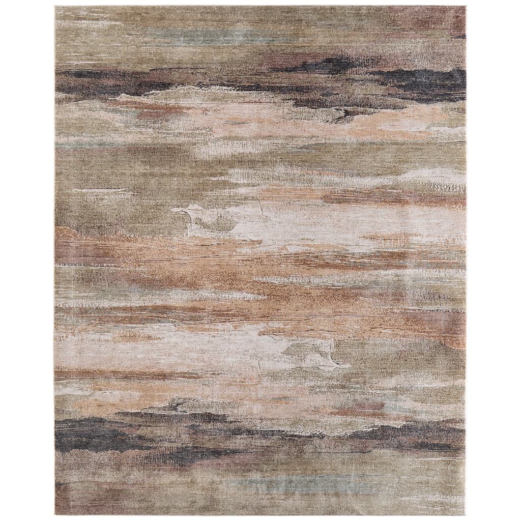 Grand Bazaar Stirling Machine Made Abstract Modern Area Rug