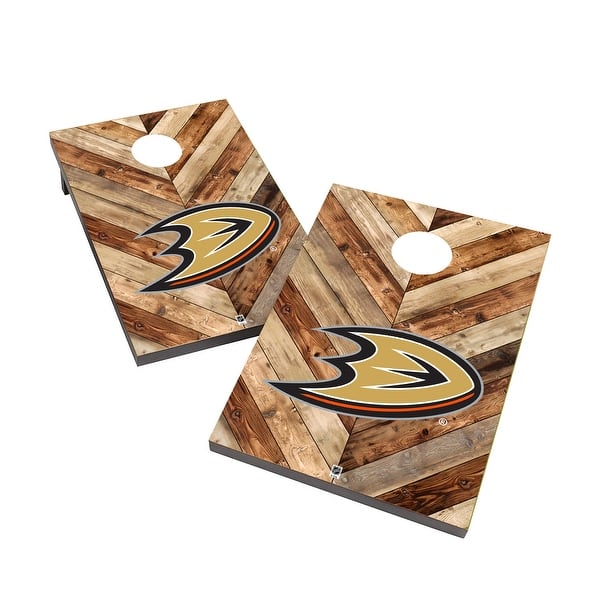 slide 2 of 5, Anaheim Ducks 2x4 NHL Cornhole Bag Toss Include Carry Case