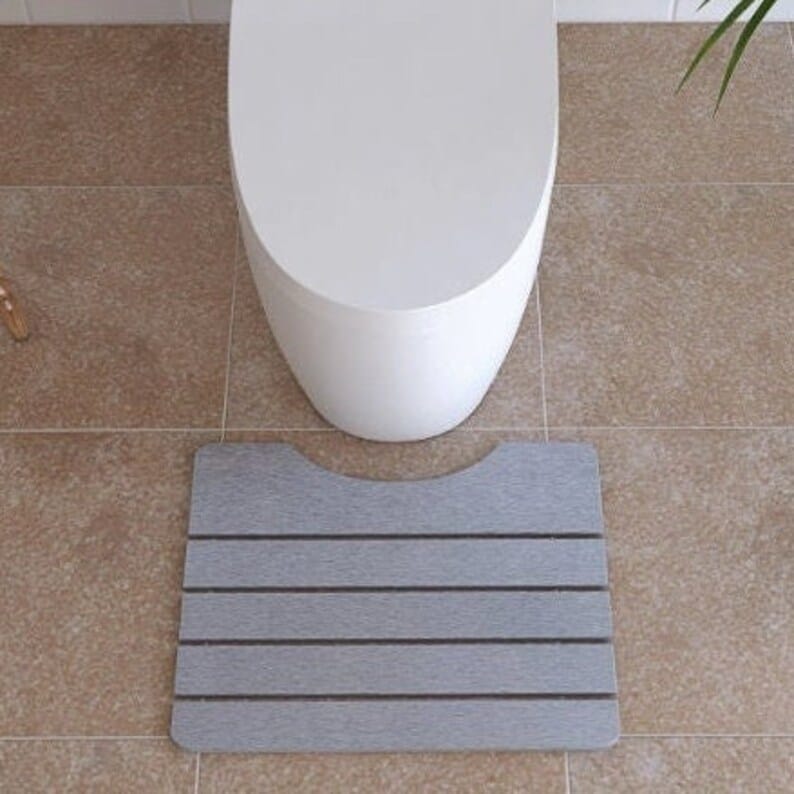 Quick Dry Diatomite Stone, Modern Toilet Mat - Bed Bath & Beyond