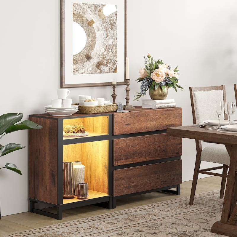 WAMPAT TV Stand for TVs up to 60 inch