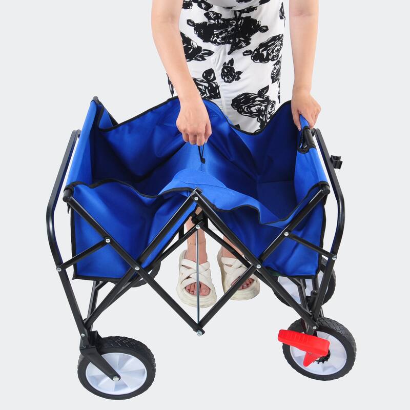 Folding Wagon Garden Shopping Beach Cart