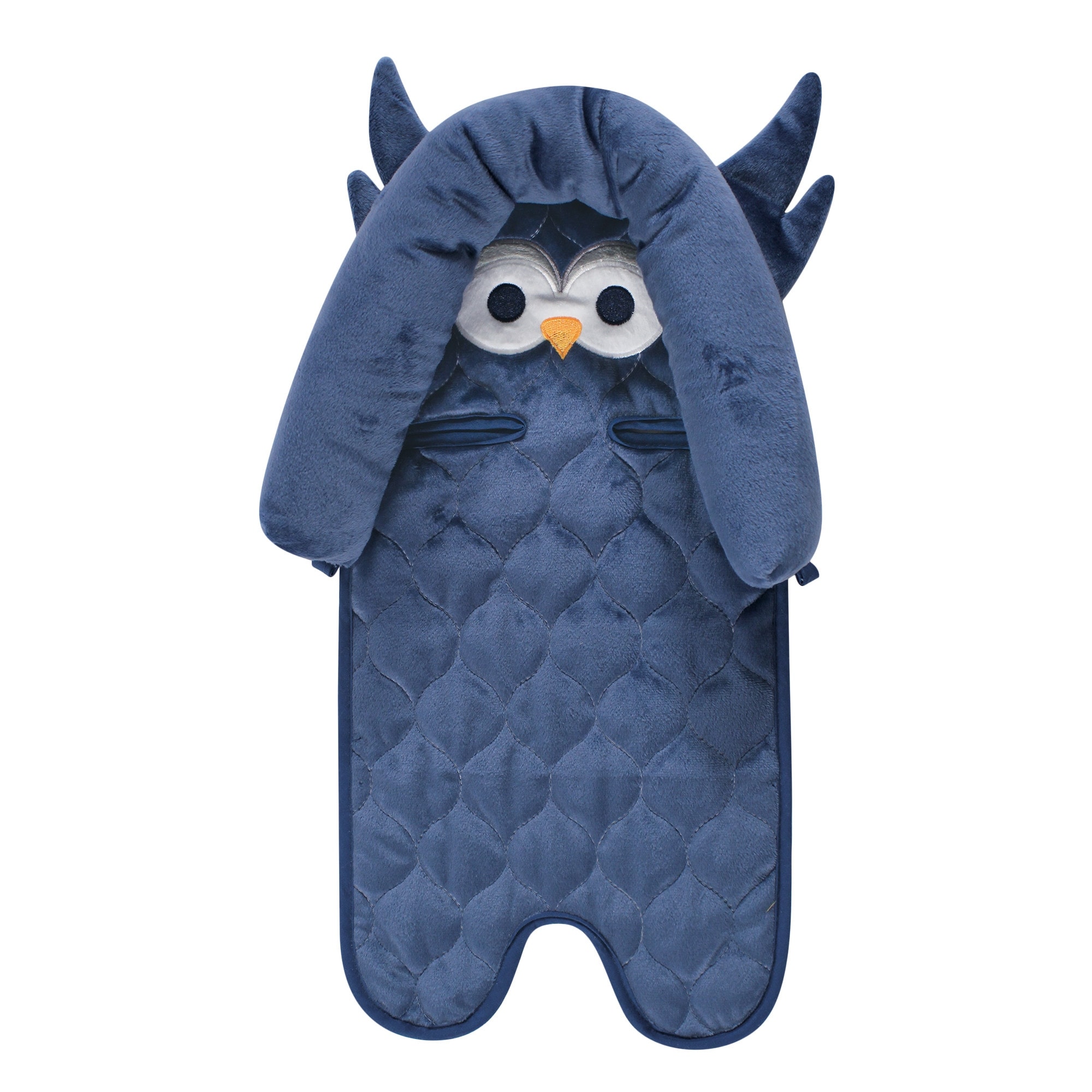Hudson Baby Infant Boy Car Seat Insert, Blue Owl, One Size - Blue Owl