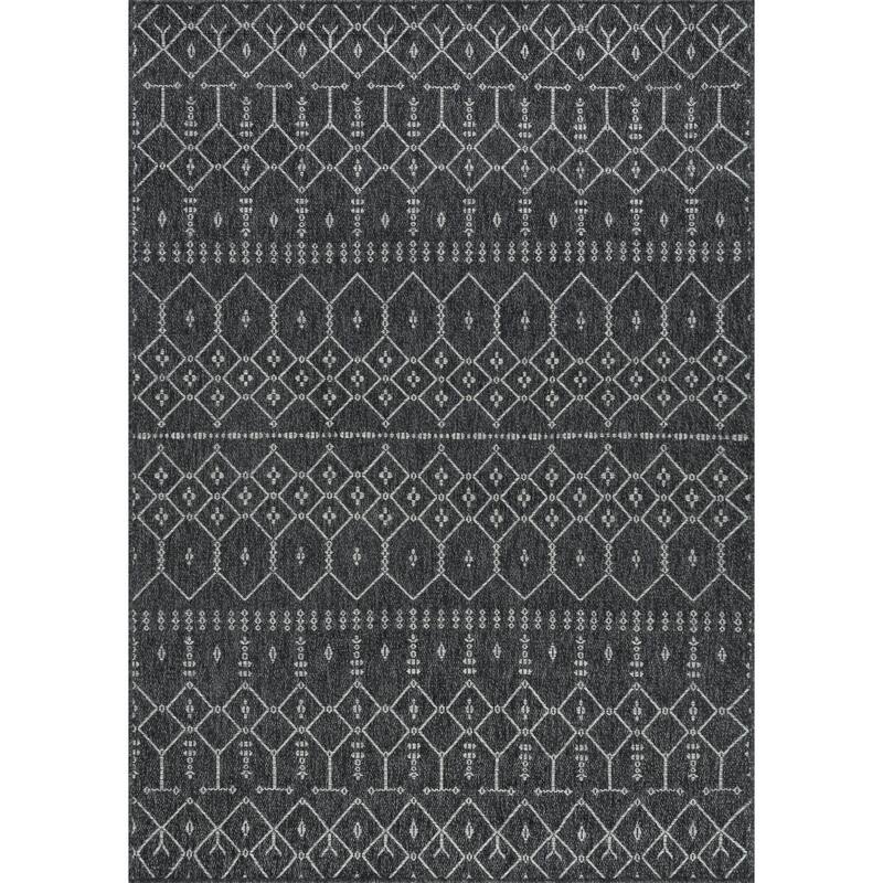 Seros Scandinavian Geometric Indoor/Outdoor Area Rug