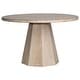 preview thumbnail 1 of 4, Xavier 48-inch Round Reclaimed Pine Light Wash Pedestal Dining Table