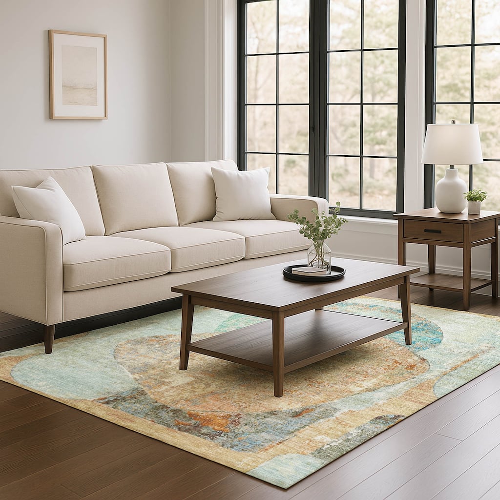 Premium Washable Super Soft Abstract Modern Mayfield Rug