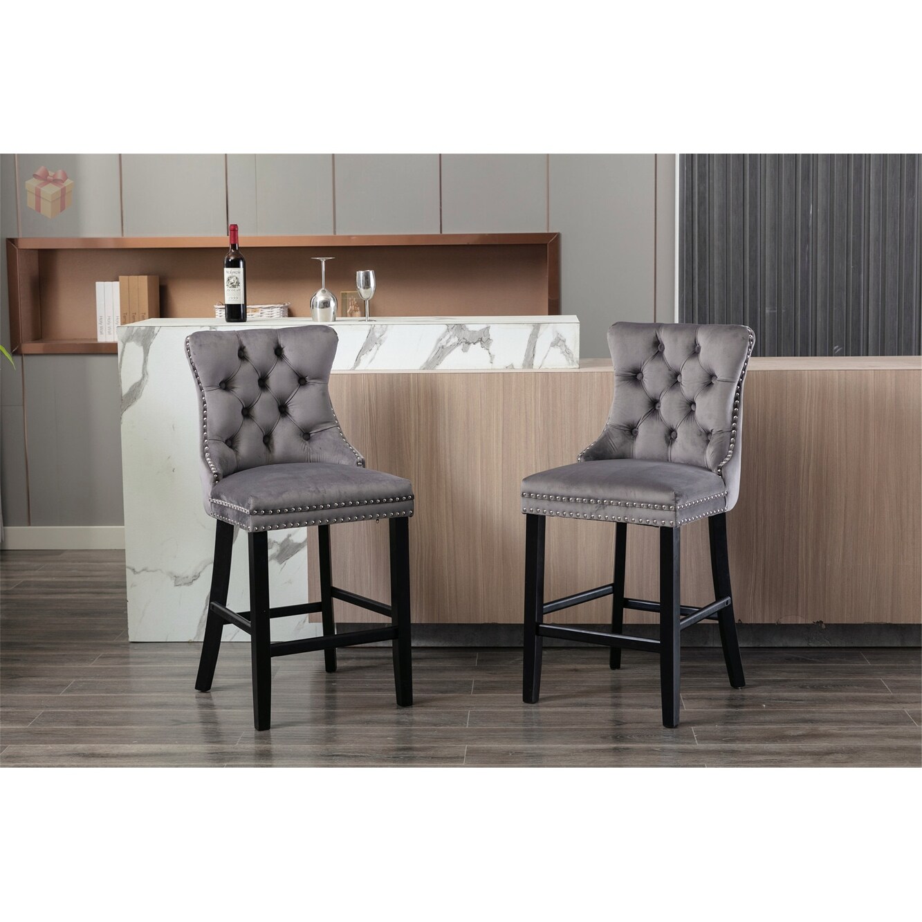 Comfortable Backrest Bar Stool with Stylish Design for Relaxing and Enhancing Home or Commercial Spaces