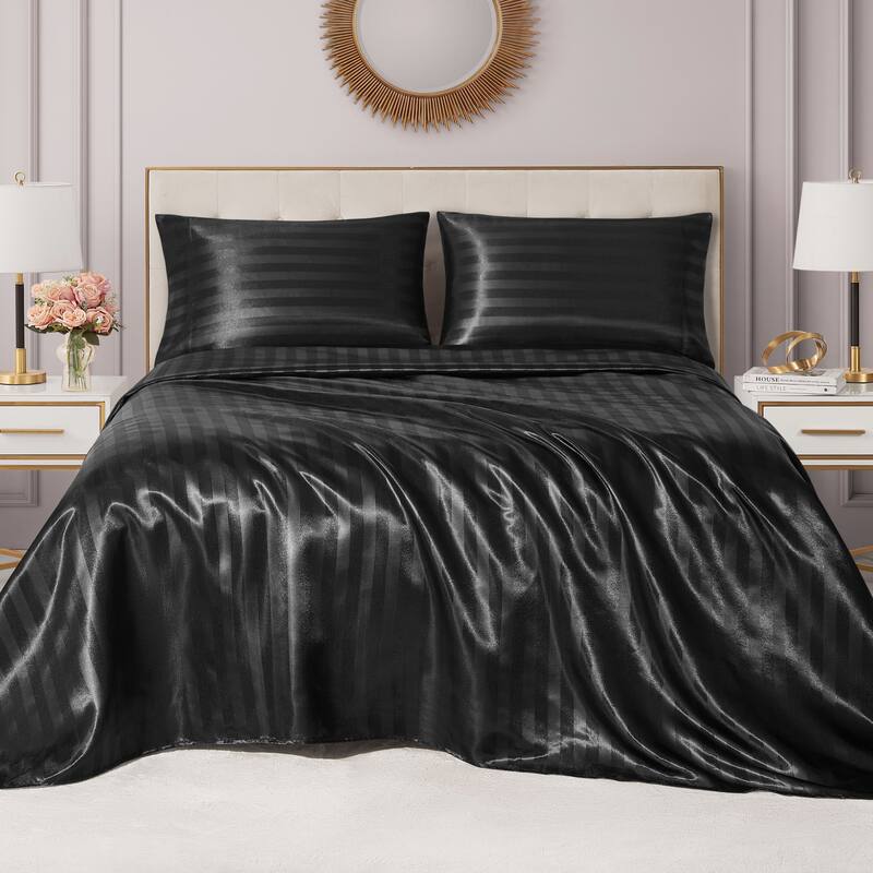 Juicy Couture Silky Satin Damask Sheet Sets