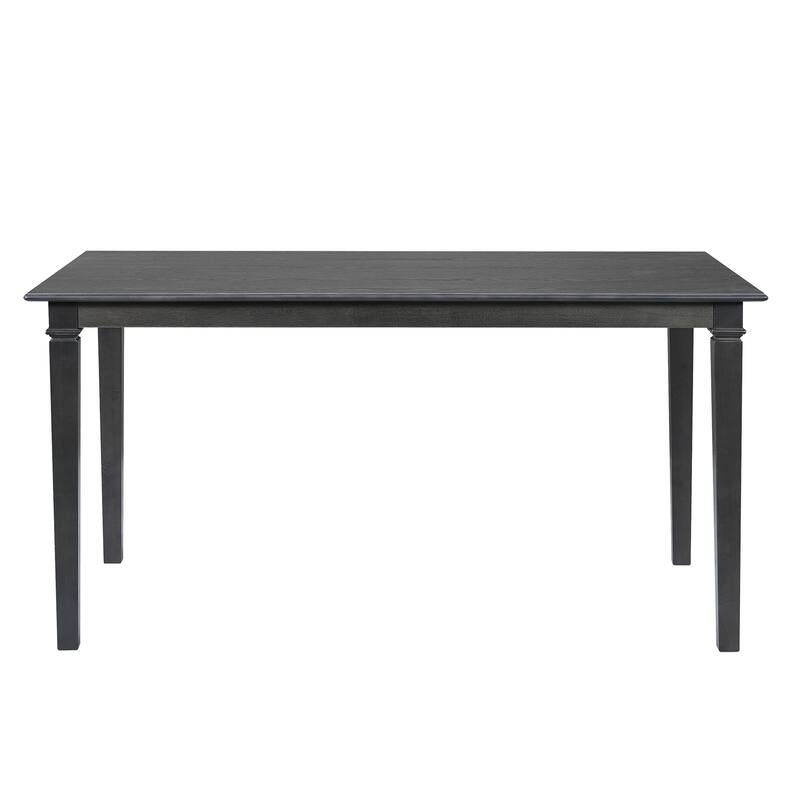 Retro 6-Piece Dining Room Set, Classic Wooden Table with 4 Chairs and Bench for Stylish Kitchen Decor