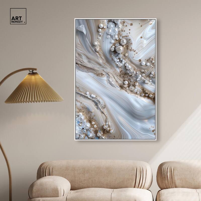 Effervescent Earth Canvas by Art Remedy