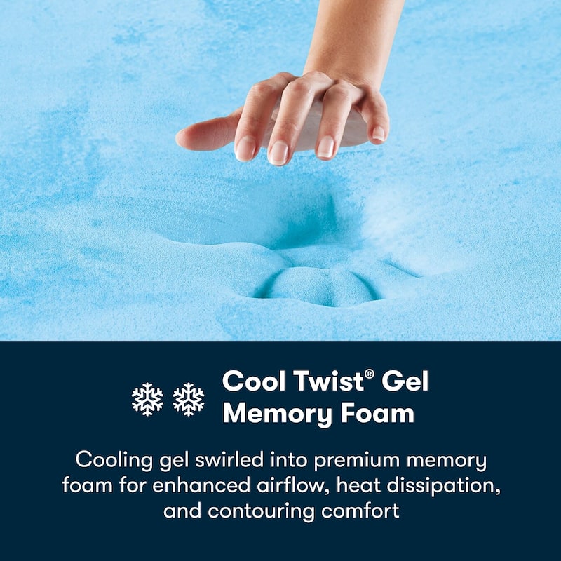 Serta Five Star Mattress Sleep to Go 16" Plush Pillow Top Mattress in a Box - Light Blue