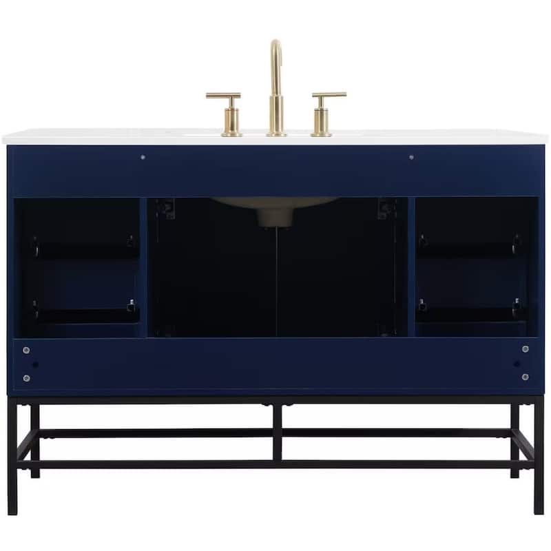 Elegant Lighting VF488W48M Eugene 48" Free Standing Single Basin