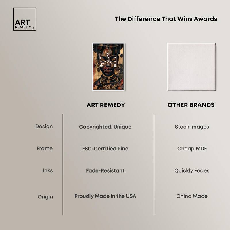 In Golden Accents Canvas by Art Remedy