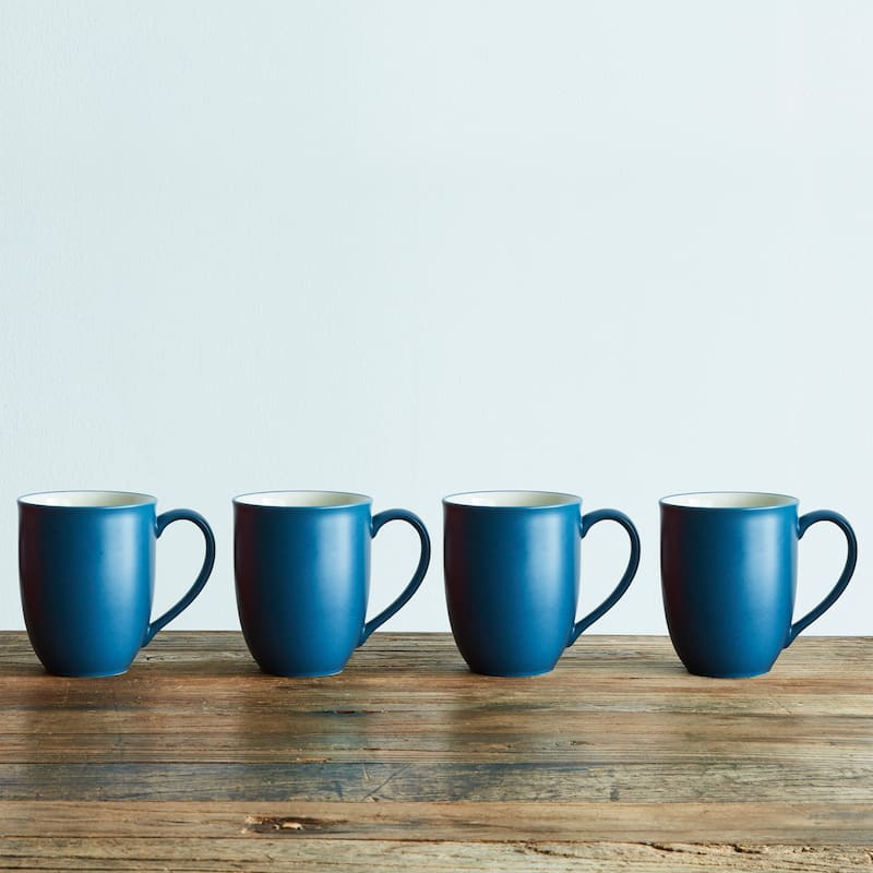 Noritake Colorwave Set Of 4 XL Large Mugs, 18 Oz.