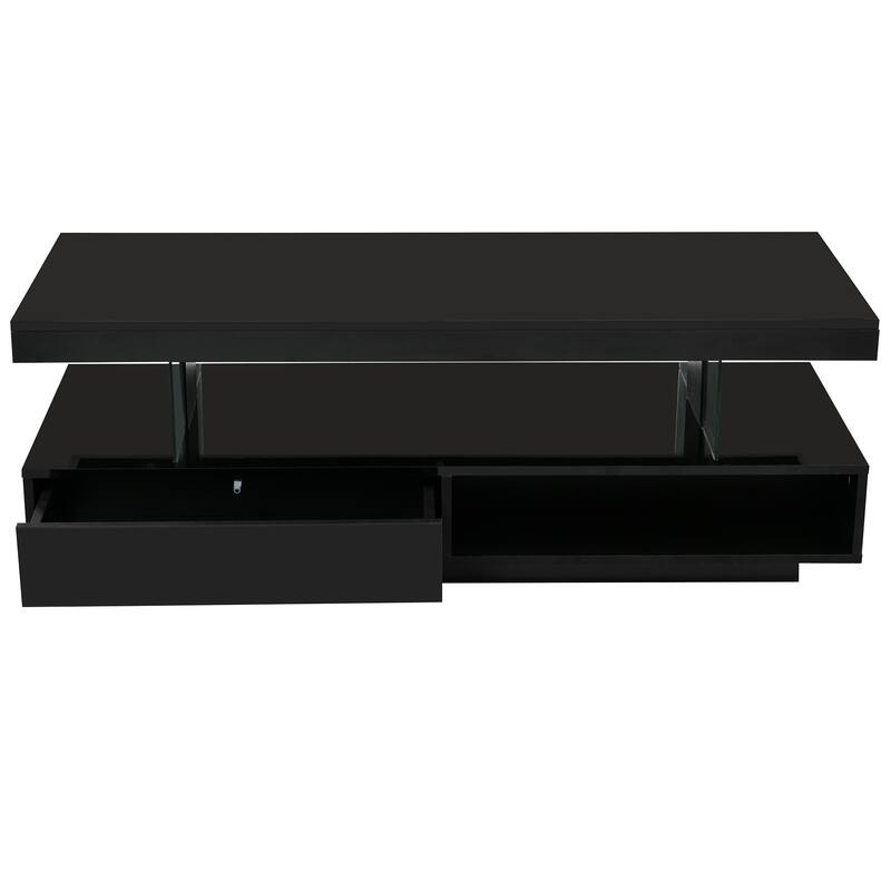 LED Coffee Table with Storage