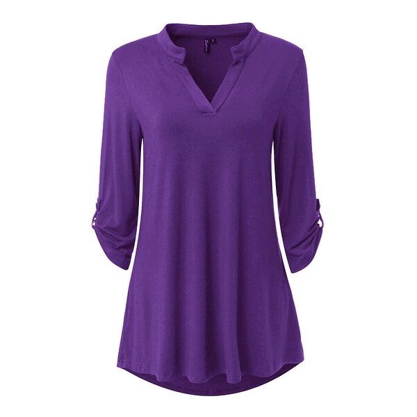 cute purple womens tops