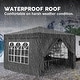 preview thumbnail 19 of 22, 10 x10 Folding Canopy with 4 Sidewalls Outdoor Event Shelter Gazebo Portable Tents for Parties, Canopy Weight Bag Carry Bag