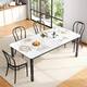 Option White Faux Marble