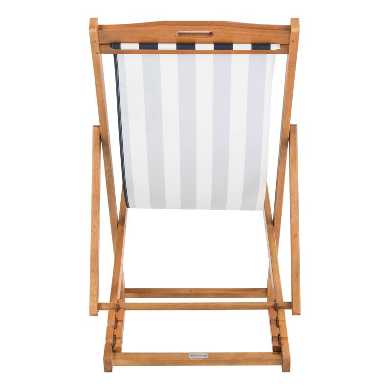 SAFAVIEH Outdoor Natalya Foldable Sling Chair (Set of 2) - 24W x 34D x 41H