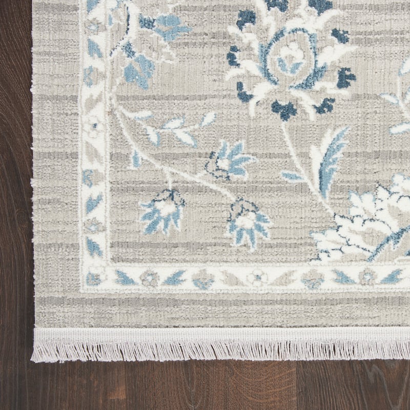Nourison Lennox French Country Bordered Floral Area Rug