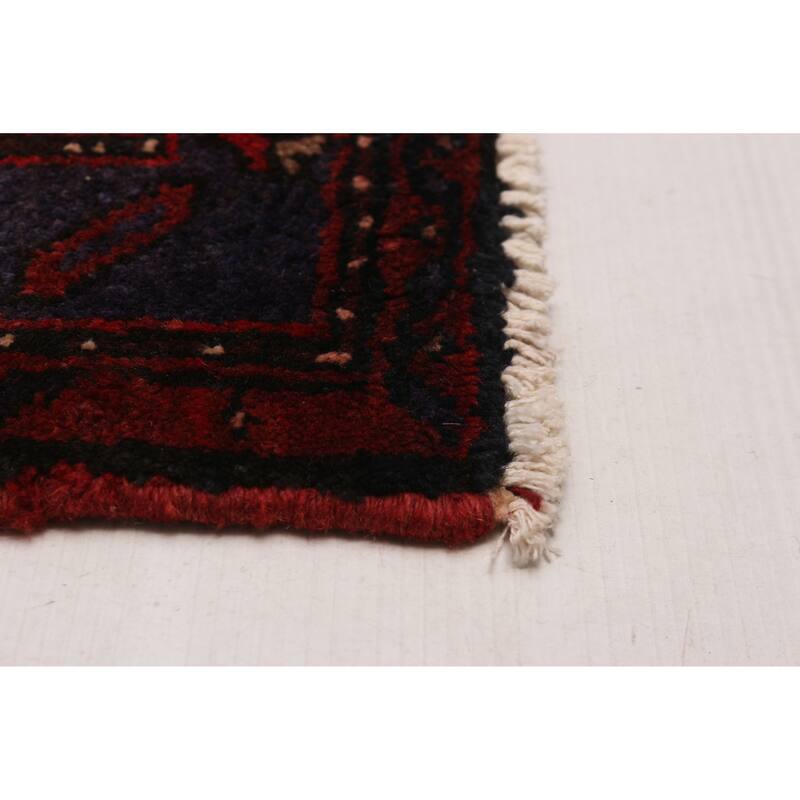 ECARPETGALLERY Hand-knotted Andelz Red Wool Rug - 3'4 x 6'10