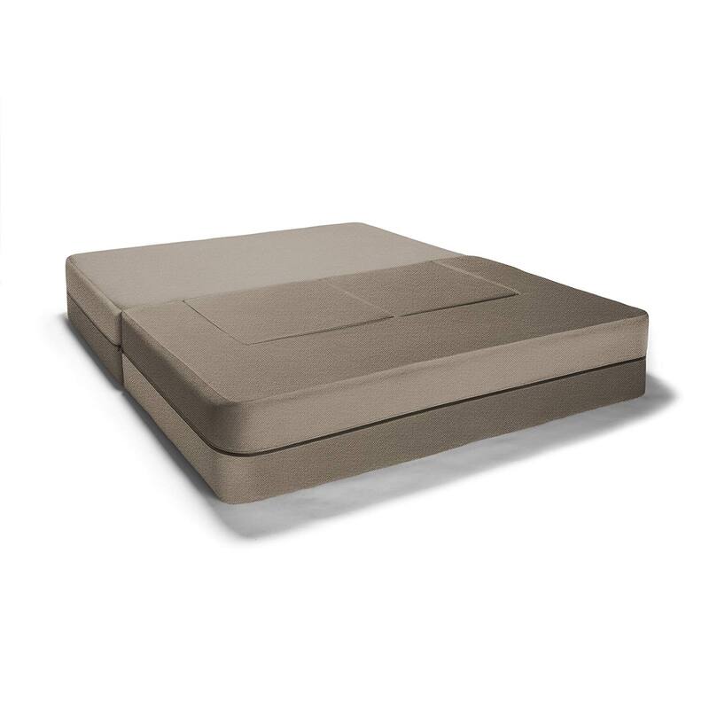 Jaxx Zipline Convertible Queen-size Sleeper Loveseat and Ottoman Set