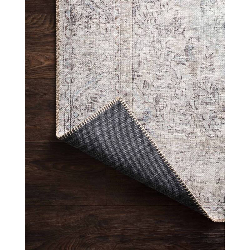Alexander Home Tremezzina Printed Medallion Shabby Chic Distressed Rug