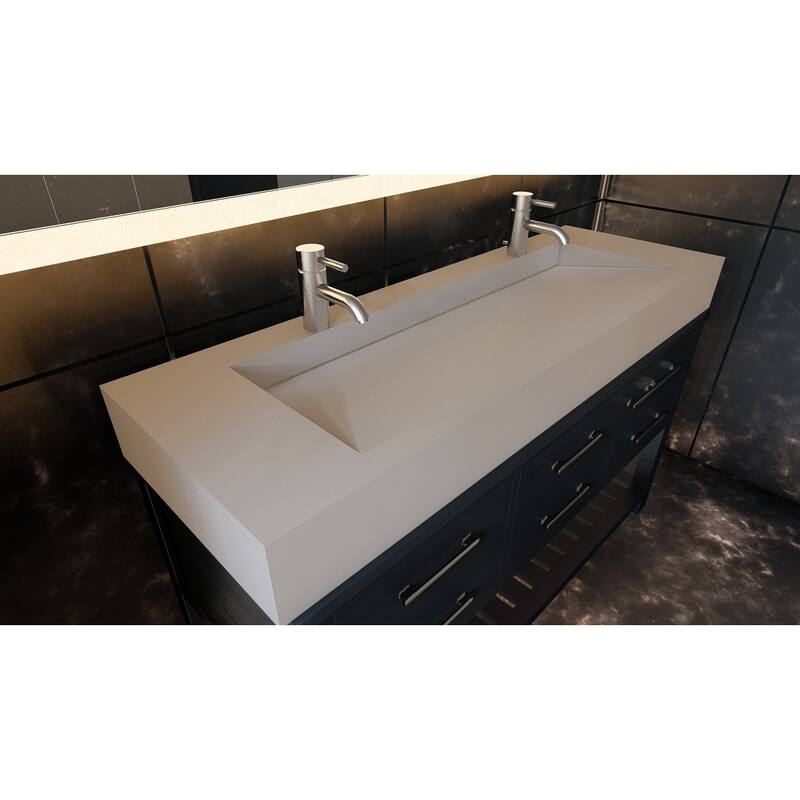Audrey 36" - 72" Solid Surface Bathroom Vanity Top