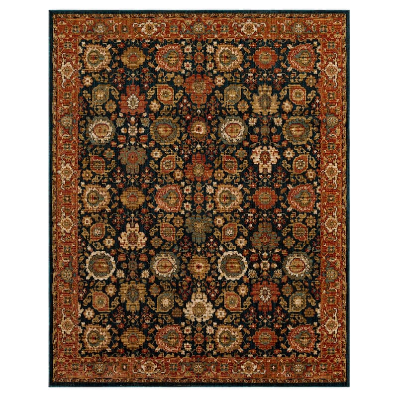 Mohawk Home Garsdale Ornamental Border Area Rug - 2' x 3' - Sapphire - Runner/Rectangle