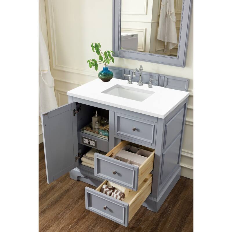 James Martin Vanities 825-V36-3WZ De Soto 36" Free Standing Single