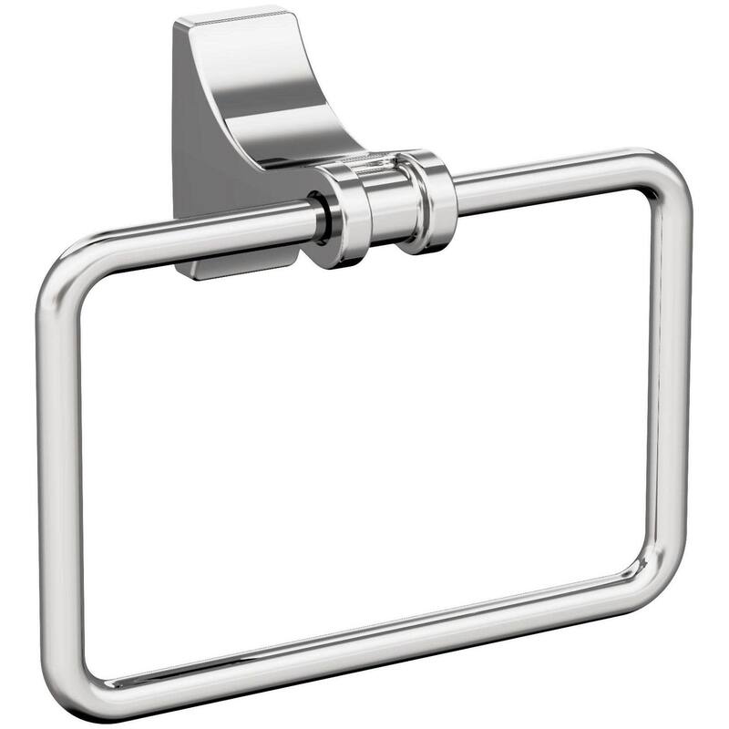 Amerock Davenport 5-1/4" Wall Mounted Towel Ring - Chrome