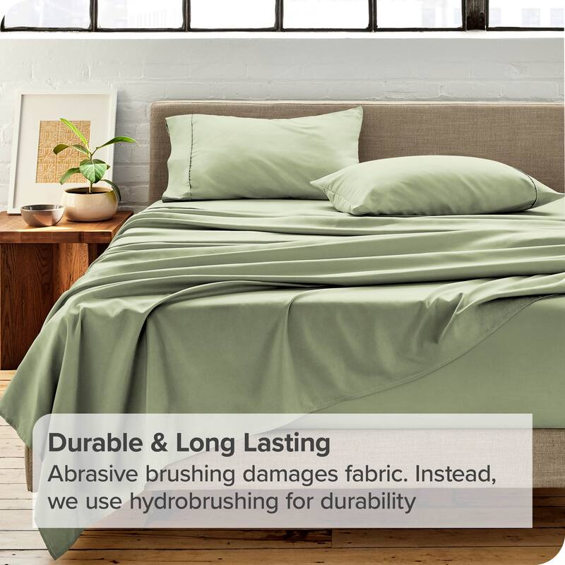 Bare Home Double Brushed Pillowcase Set (Set of 2)